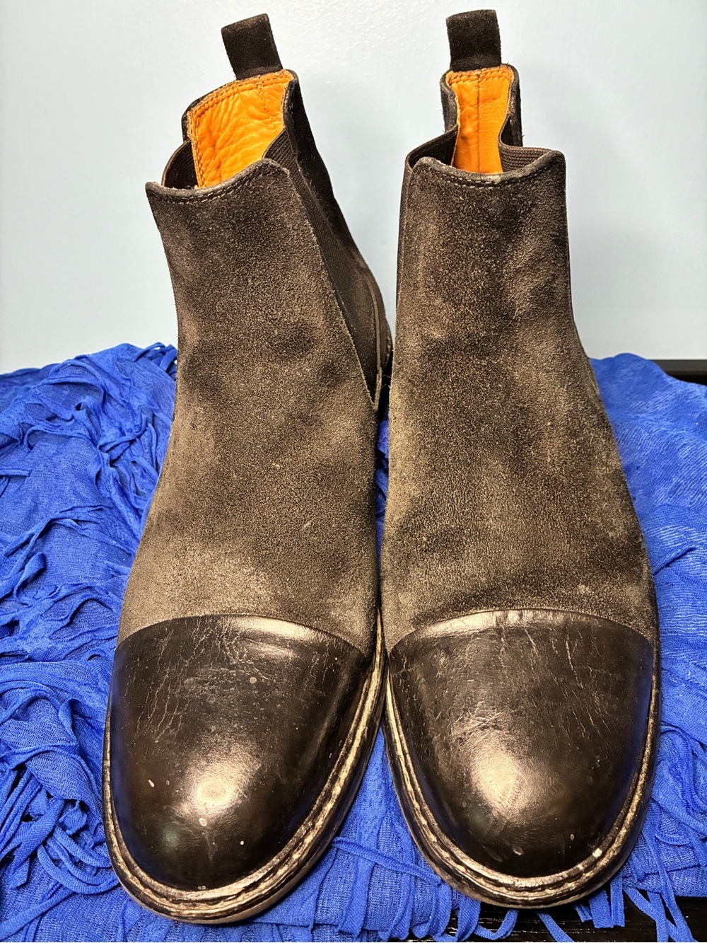 Massimo Matteo Black Suede Chukka Boots